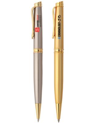 China high quality gift use golden metal ball pen,golden color metal pen for sale