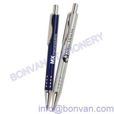 China click promotional metal pen, click ball point pen,metal click ballpen for sale