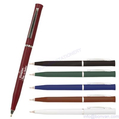 China slogan ball pen,printed plastic pen for logo promotion for sale