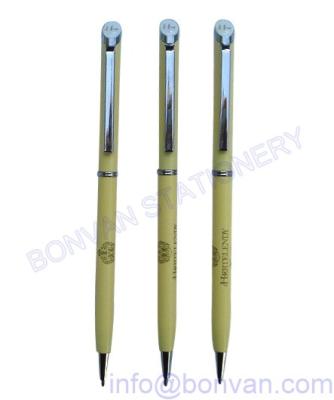 China metal pen with epoxy dome,epoxy metal pen, resin top metal pen for sale