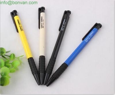 China cheap price low cost plastic pen,office click ball pen, grip simple ball pen for sale