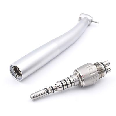 China Metal dental high speed handpiece quick connect type dental fiber optic high speed handpiece for sale