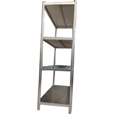 China Factory Direct Corrosion Protection Skateboard For Goods Adjust Stainless Steel Metal Warehouse Storage Rack Shelf Shlf for sale