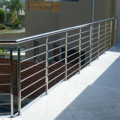 China Industrial New Stainless Metal Balustrade Stair Railing Railings Handrails for sale