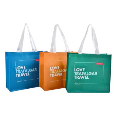 China Eco-Friendly Reusable Custom Printed Waterproof Eco-Friendly PP Non Woven Tote Bag For Shopping for sale