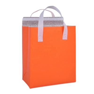 China Waterproof Custom Ultrasonic Shopping Thermal Insulation Tote Food Delivery Cooler Bag for sale