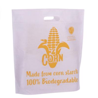 China wholesale 100% biodegradable pla non woven heat seal die cut bag for sale