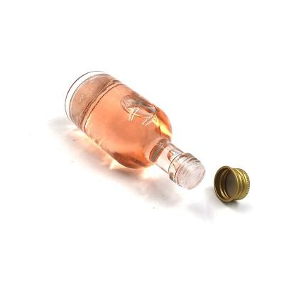 China Beverage factory direct sales 50ml empty miniature liquor bottles with screw cap for sale