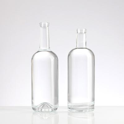 China Beverage glsaa blttle packaging Shandong ruiyao glass bottles direct supply liquor wine gum brandy juniper vodka glass bottle for sale