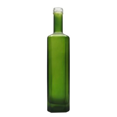 China Beverage blttle packaging super flint materials 500ml glass white empty oil bottle can be branded for oil for sale