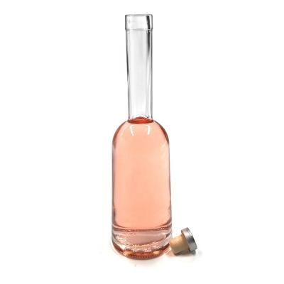 China Beverage Factory Direct Sales Long Neck Glass Bottles For Liquor Juniper Vodka Wine Alcohol Beverages 500ml for sale