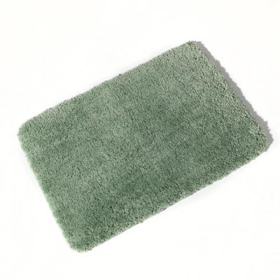 China Non-slip Rubber Door Mat Toilet Carpets Bathroom Rug High Quality Viable Bathroom Rug for sale