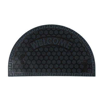 China Modern Semicircle Floor Mat Door Mats Custom Printed Moisture Proof Mat for sale