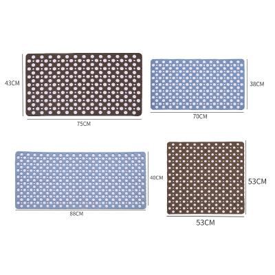 China Sustainable High Quality Anti-slip Bathroom Floor Mat Eco Friendly Bath Mat for sale