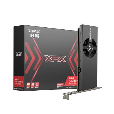 China XFX Crazy Wheel Radeon RX 6400 Desktop Gaming Graphics Card with 4GB GDDR6 AMD RDNA 2 Computer Desktop Gaming DiscreteVideo DiscreteVideo MATX ATX Card NEW for sale