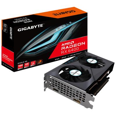 China Radeon RX 6400 EAGLE 4G Desktop Gaming GPU For Desktop E-sports Support pcie 4.0 for sale