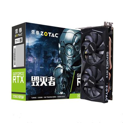 China SUPER ZOTAC NVIDIA GeForce RTX2060 8G 256bit GPU Desktop Video Graphics Card for sale