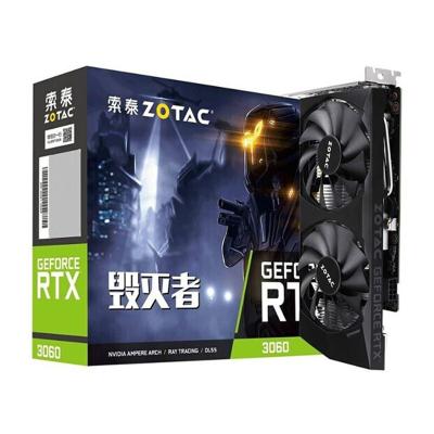 China Computer Desktop GAMING Version Graphics Card LHR ZOTAC GeForce RTX 3060 12G 192bit GDDR6 Graphics Cards for sale