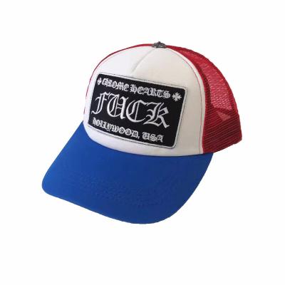 China Fashion Brand Fan Ch Truck Crossover Embroidered Fashion Hip Hop Sun Visor Net Hat For Men And Women Baseball Cap for sale