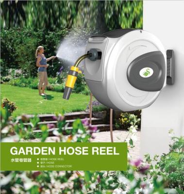 China New Product New Concept Adjustable Portable Water Hose Reel, Wall Mounted Hose Reel, Expandable Garden Hose Reel for sale