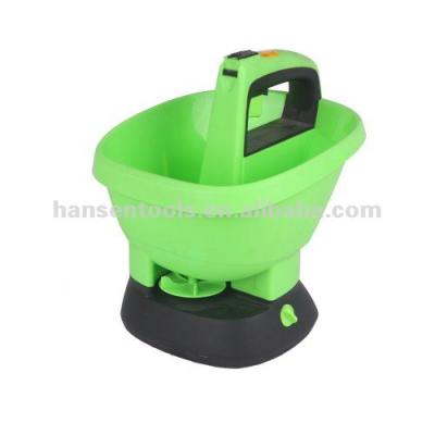 China Cordless Garden Work Home and Garden Battery Lawn Grass Seed Spreader for sale