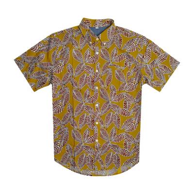 China Custom Fancy Anti Shrink Print Hawaiian Shirt Breathable Summer Uses Beach Hawaiian Shirt For Men for sale