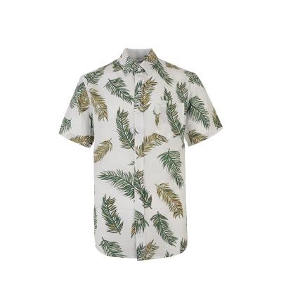 China Best Viable Selling 100 Polyester Short Sleeve Funny Hawaiian Vacation Mens Trendy Casual Shirt for sale