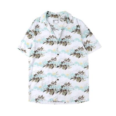 China China Manufacturers Sustainable Fashion Custom Design Printed Hawaiian Rayon Mens Shirt Clothing for sale