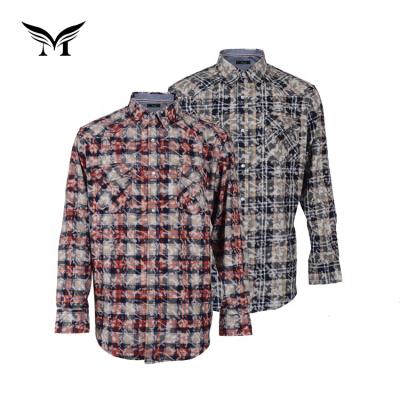 China Wholesale ODM Viable Fancy Casual Cheap Price Factory Supplier Cotton Plaid Man Flannel Shirt for sale