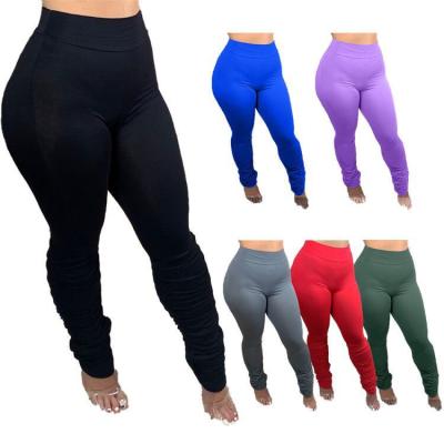 China QUICK DRY Autumn Women's Stacked Casual Pants Joggers Sweatpants Women's Trousers Legging for sale