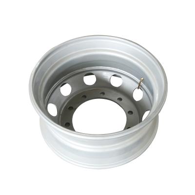 China Commercial ALLOY steel truck tube wheel rim 19.5x7.5 truck wheel rim cover with high quality for sale