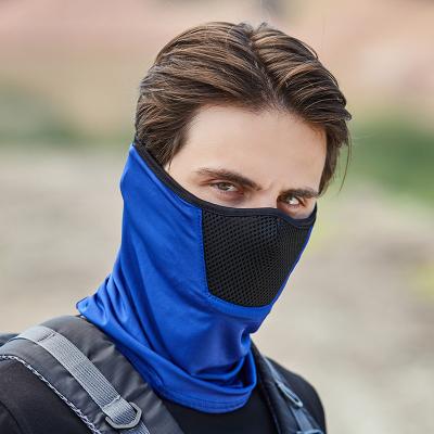 China Breathable Sunscreen Neck Cuff Sunscreen Face Cover Bandana Face Scarf Cover For Motorcycle for sale