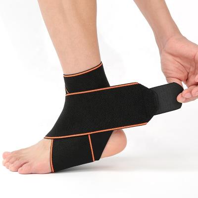 China Portable Unisex Ankle Brace Adjustable Compression Ankle Support Wrap Ankle Brace Breathable One Size Fits All for sale