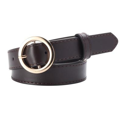 China Designer Ladies Belts Women Zinc Alloy Leather for sale