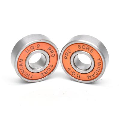 China 608 ABEC-9 8*22*7mm 608rs 8X22X7mm Miniature Radial Ball Bearings Never Rusty Quality Skating Bearing 608-2RS ILQ-9 for sale