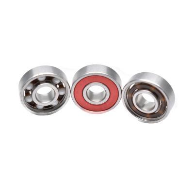 China ABEC9 608-2RS 608-RS 608-RS Roller Skate Wheel Bearing Stainless Steel Skateboard Ball Bearings 608RS Never Rusty Integrated Ceramic Ball 8x22x7mm for sale