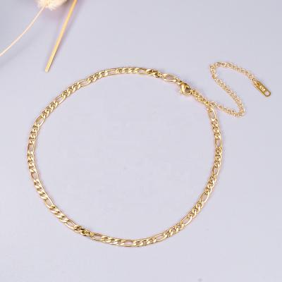 China BOHEMIA Factory Price Stainless Steel Jewelry Gold NK Link Chain Choker Necklace For Women for sale