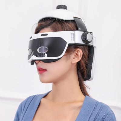 China Hot Smart Electric Head Eye Device Headset Comfortable Vibrating Head Massage Compress Massager For Relieve Fatigue for sale