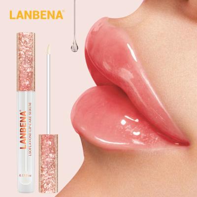 China LANBENA Waterproof Lip Plumper Serum Reduce Fine Lines Increase Lip Elasticity Resist Aging Moisturizing Lip Care for sale