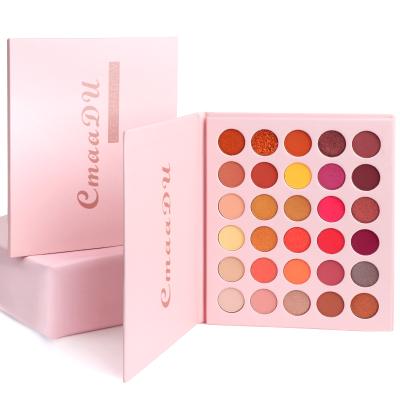 China Matte Metallic Waterproof Pearl Glitter 30 Colors Long Lasting Eyeshadow Palette Waterproof Eyeshadow Palette for sale