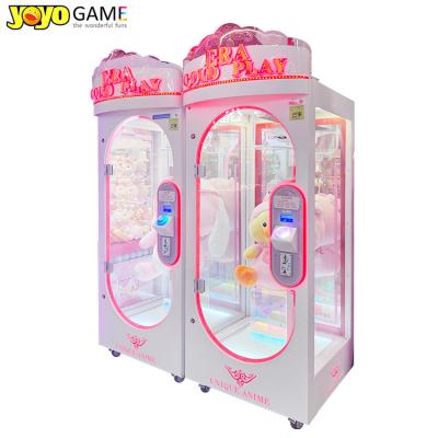 China Coin Operated Skill Cut Game Prize Machine Pink Date Cut Prize Gift Toys Arcade Game Machine For Sale for sale