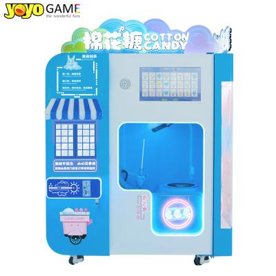 China Full Automatically Small Flower Sugar Cotton Candy Vending Machine to Make Cotton Candy for sale