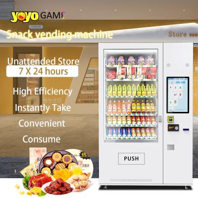 China Automatische machine 21,5 inch scherm combo distributeur Automatische automaten met creditcard betaling Te koop