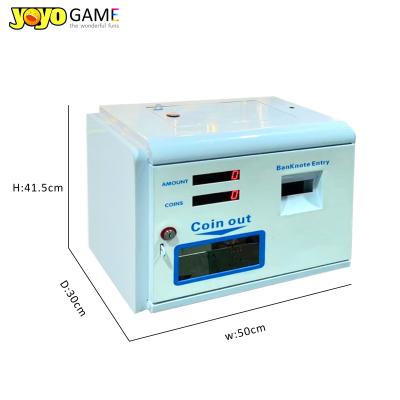 China Amusement Park Coin Operated Coin Change Machine Bar Counter 24 Hours Automatic Money Changer Token Coin Change Dispenser Machine for sale