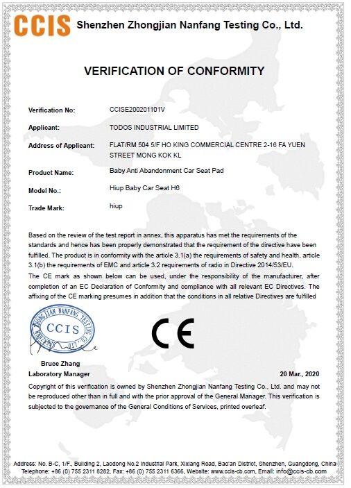 CE - Shenzhen Xinjiejia Electronic Membrane Switch Co., Ltd.