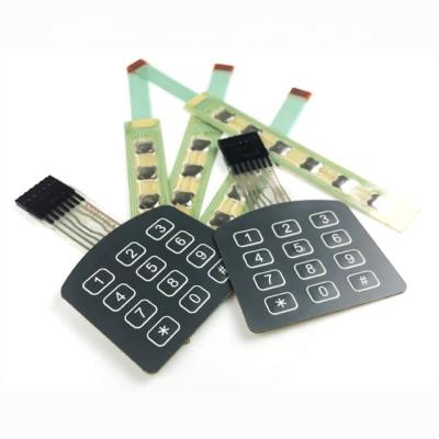 China Waterproof Metal Dome Membrane Tactile Keypad Membrane Switch for sale