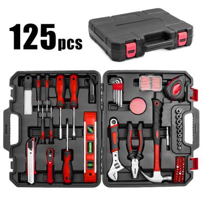 China THPT 102pcs 125pcs Electrician Hardware Tool Set Electrician Hardware Tool Set Power Repair Hand Tool Kit Portable Home Handbag for sale