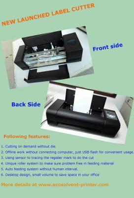 China AC 110V A4 Size Auto Sheet Fed Digital Cutter for Short Run Label for sale