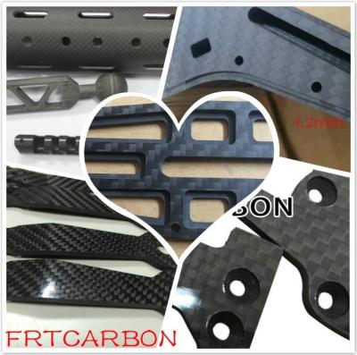 China Carbon Fibre Sheet Cnc Carbon Fiber Cutting Service For Carbon Drone Frame Rc Car for sale