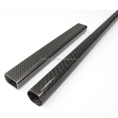 China 7 mm 8 mm Od Carbon Fiber Tube Frame Wit Te koop